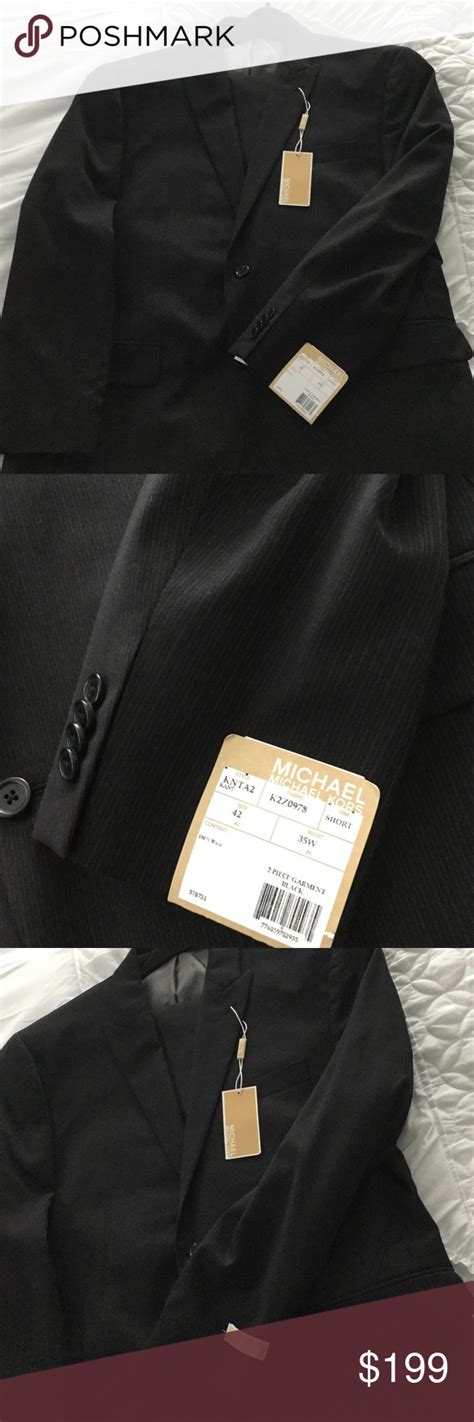 michael kors black wool suit|Michael Kors suits for women.